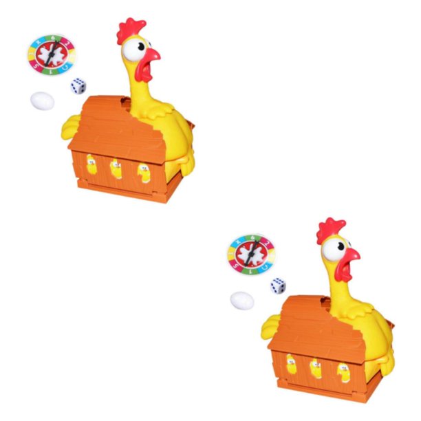 Bewildely Plastic Lucky Hen Laying Eggs Board Game Game Chicken Game Family Hobbies Tipo 1 2piezas