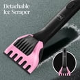 thumbnail image 2 of Best Choice Products 39" Extendable Snow Brush with Squeegee & Ice Scraper, Auto Snow Brush, Auto Ice Scraper - Pink, 2 of 9