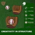 thumbnail image 3 of Set de bloques de construcción Snaptor de pelota y guantes de béisbol, 1485 piezas, 3 of 8