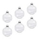 thumbnail image 3 of 6 piezas de bolas navideñas transparentes colgantes de bolas huecas adornos de decoración DIY redondas 6cm, 3 of 7