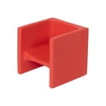 thumbnail image 1 of Children's Factory - Chaise - cube - Accoudoirs - Polyéthylène à Basse Densité Linéaire (LLDPE) - Rouge, 1 of 6