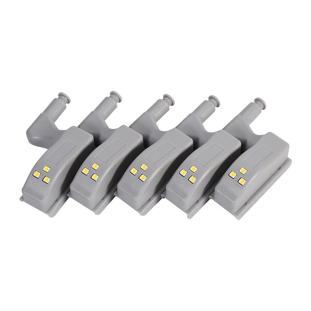 10 Piezas Bajo Gabinete Kit de Iluminación LED Sensor de Movimiento Bisagra Luz para Armario Armario Armario Hogar Cocina Muebles de Oficina (Blanco cálido) Ecomeon no