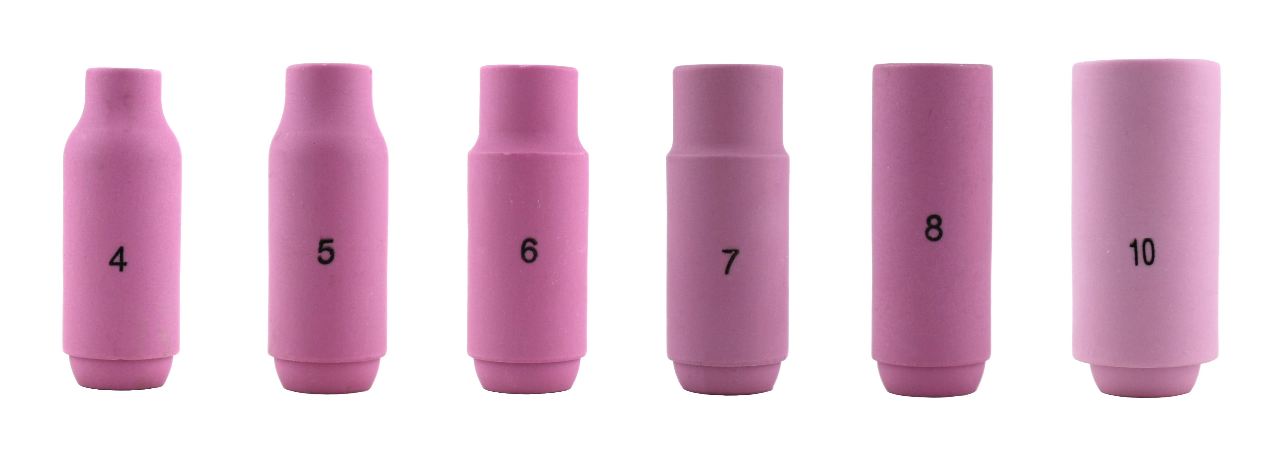 Alumina Nozzle Cups for TIG Welding Torches Series 17/18/26 with