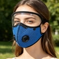 thumbnail image 6 of Carbon Filter Dust Mask, Reusable Face Mask with Eye Shield for Work _ Blue, 6 of 9