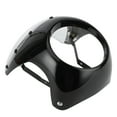 thumbnail image 2 of Headlight Fairing Wind Deflectors Windshield Fairing Motorcycle Windscreen Motorbike Accessories 7in Headlight Fairing Wind Deflector Windshield Universal For Motorcycle, 2 of 8