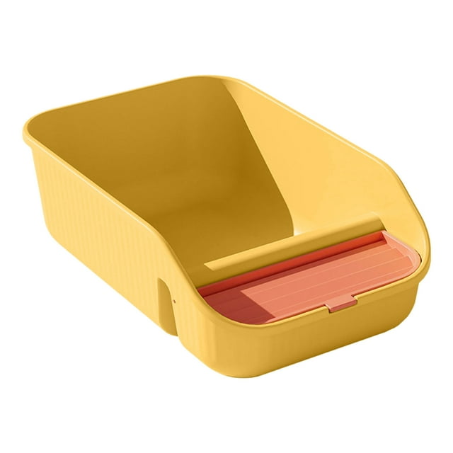 GUANGHONG Extra Large Cat Litter Semi Enclosed Pet Toilet for Cats and Dogs Open Design Indoor Plastic Tray