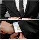 thumbnail image 2 of Elegante juego de gemelos y clips para corbatas en cobre chapado en oro, 2 of 3