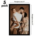 thumbnail image 3 of Americanflat 11x17 Picture Frame with Polished Plexiglass 5 Pack Galleria Collection Frames Wall - Black, 3 of 8