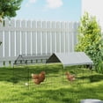 thumbnail image 2 of PawHut 73" Small Animal Cage for Chicken, Rabbits, Chinchillas with Roof, 2 of 10