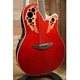 thumbnail image 3 of Ovation CE48 Celebrity Elite Acoustic-Electric Guitar (Ruby Red), 3 of 9