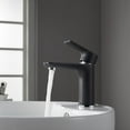 thumbnail image 6 of Blossom Single Handle Lavatory Faucet - Chrome/Matte Black F0112005, 6 of 11