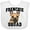 AA-White, variant on Inktastic Cute French Bulldog Frenchie Squad Boys or Girls Baby Bib