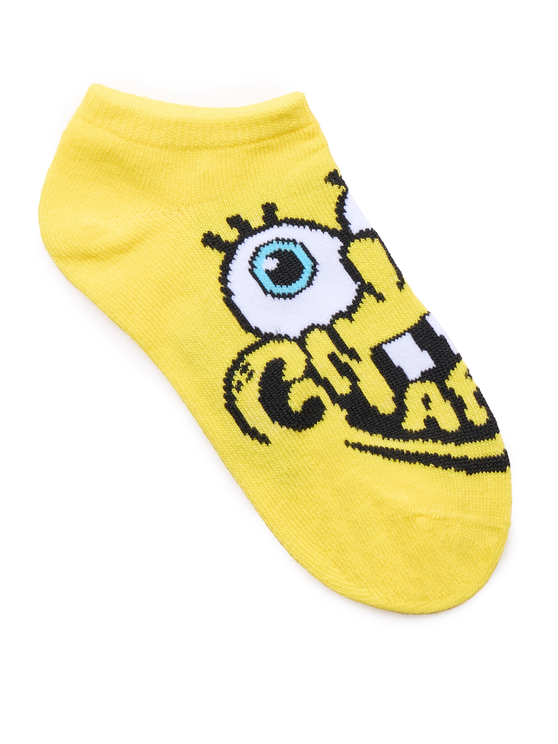 SpongeBob SquarePants Boys No-Show Socks, 6-Pack, Sizes S-L