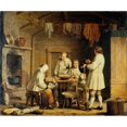 thumbnail image 2 of Pehr Hilleström 23x20 Gold Ornate Framed and Double Matted Museum Art Print Titled - People from Mora in Dalecarlia (1782 -1810), 2 of 4