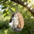 thumbnail image 2 of Bird Nest, Bird Nesting Heart Garden, Handmade Fiber Bird Nesting Heart, Refillable Portable Outdoor Courtyard Decor For Birds Haven, 2 of 11