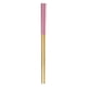 thumbnail image 2 of Palillos chinos de acero inoxidable 304, pulidos y reutilizables, cuadrados de metal rosa Oro rosado, 2 of 6