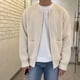 thumbnail image 4 of Cárdigan de punto de moda de otoño e invierno para hombre, suéter de color sólido, estilo casual holgado, 4 of 6