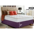 thumbnail image 2 of Falda de cama Utopia Bedding Queen Soft con pliegues cuádruples, color morado, 2 of 7