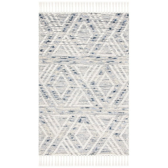 SAFAVIEH Natura Colleen Southwestern Area Rug, Ivory/Blue, 8' x 10'