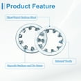 thumbnail image 3 of 20Pcs SAE 1/2" Zinc-Plated Carbon Steel Internal Tooth Lock Washer, 3 of 6
