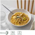 DOWAN Pasta Bowls 30oz, Large Salad Serving Bowls, White Pasta Bowl Set