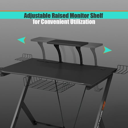 Gymax Gaming Desk Computer Desk Pc Table Workstation With