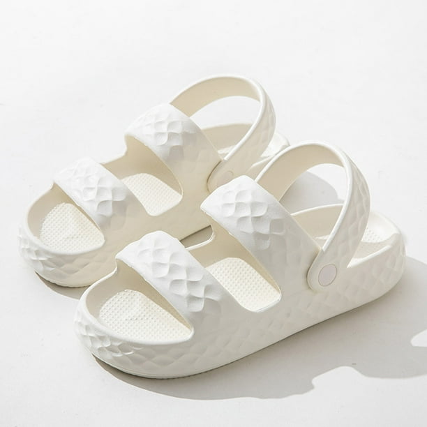 Sandalias de verano para mujer, para uso exterior, antideslizantes, antiolor, suela gruesa, para parejas, para uso en interiores y exteriores, para playa