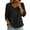 Black #1, variant on Casual Peter Pan Collar Linen Blouse for Women - Long Sleeve Button Down Peplum Top, Breathable for Spring & Summer Light Green XL