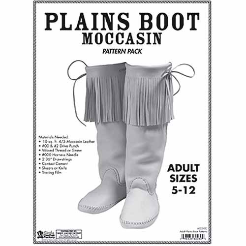 plains boot moccasin pattern