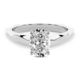 thumbnail image 2 of IGI Certified 5 Carat Oval Shape Lab Grown Diamond Engagement Ring | 14K White Gold | Magnolia Texture Solitaire Diamond Ring | FG-VS1-VS2 Quality Friendly Diamonds, 2 of 6