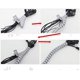 thumbnail image 3 of Tubo organizador de cables en espiral, 28 mm x 5 m Organizador de cables en espiral con tubo flexible, 3 of 4