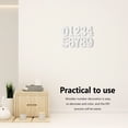 thumbnail image 4 of 10Pcs White Wooden Number Sign for Birthday Party Number Cutouts Adults, 4 of 8