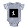 thumbnail image 1 of CafePress - Gothic Initial L - Cute Infant Baby Football Bodysuit, 1 of 1