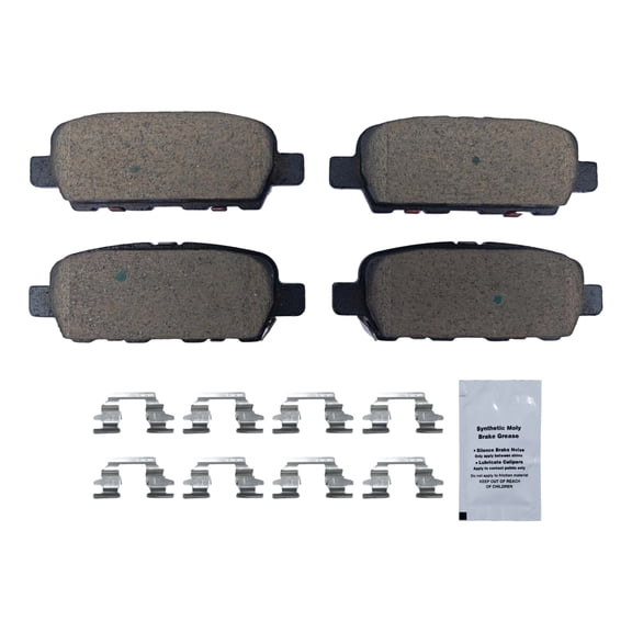 HUSCH Rear Ceramic Brake Pads Kit D905 Fit For Nissan 350Z 2003-2009, For Nissan 370Z 2010-2019, For Nissan Altima 2002-2020
