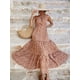thumbnail image 4 of Vestido Maxi Floral PRETTYGARDEN de un Hombro Sin Mangas Talla M, 4 of 5