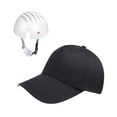 thumbnail image 2 of Kuntesetty Sports Bump Hat Baseball Bump Hat with Cap Insert Shockproof Summer Hard Cap for black, 2 of 9