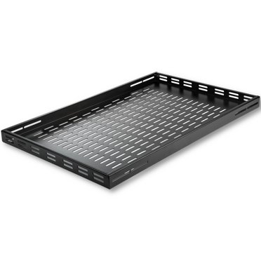 Sound Town ST2PF-12LW 12U Desktop Open-Frame Rack – 2-Post Steel Audio Network Gear