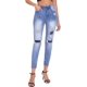 thumbnail image 4 of Pantalones vaqueros de cintura alta para mujer, ajustados, elásticos, ajustados, con control de barriga, pantalones vaqueros150-blue0, 4 of 5
