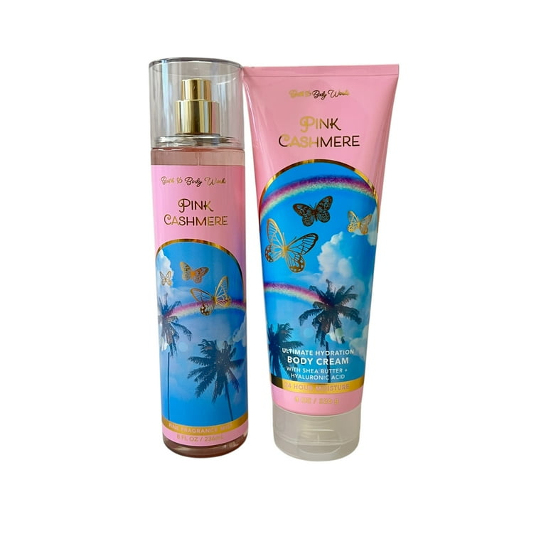 Bath & Body Works Pink Cashmere Fine Fragrance Mist & Body Cream 8