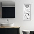 thumbnail image 2 of Stupell Industries Antique Bathroom Sink White Framed Giclee Art design by Lettered and Lined, 30 x 13, 2 of 8