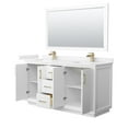thumbnail image 3 of Wyndham Collection WCF414166DLZWCUNSM58 Strada 66" Free Standing Double Basin Vanity Set -, 3 of 7