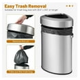 Corner Trash Can 16 Gallon/60 L, Kitchen Garbage Can, Large Open Top