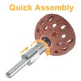 thumbnail image 2 of Shisuyan Tire Repair Rasp Grinding Machine Vehicle Tire Buffing Wheel Versatile Tire Buffer Tool For Quick Auto Tire Fix Precise Surface Repair, 2 of 8