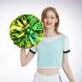 thumbnail image 1 of Hbdhejl Cheerleading à Main Fleurs Colorées Activités Sportives Performance Fournitures de Cheering Rondes Colorées Légères Double Doigt Boucle Design Antidérapant, 1 of 5