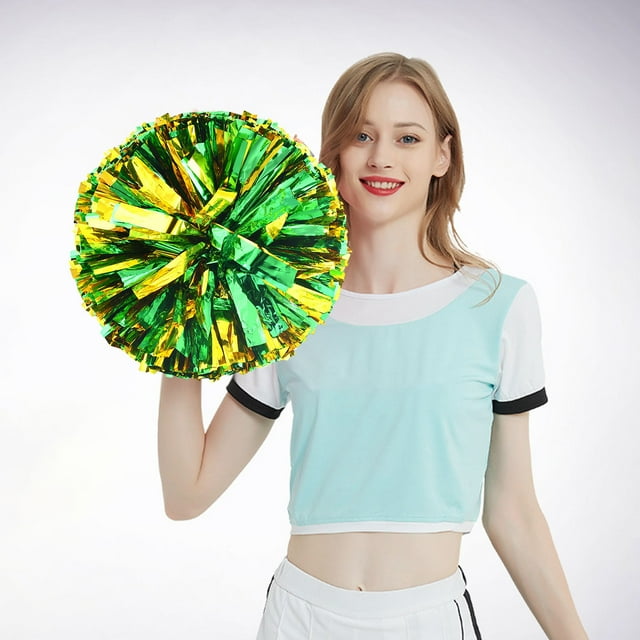 Hbdhejl Cheerleading à Main Fleurs Colorées Activités Sportives Performance Fournitures de Cheering Rondes Colorées Légères Double Doigt Boucle Design Antidérapant