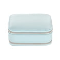 thumbnail image 2 of Visland Jewelry Box Double-sided Jewelry Travel Box Portable Comfortable Faux Leather Mini Display Earring Case for Girls Gift, 2 of 7