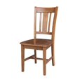 thumbnail image 1 of International Concepts C42-10P 17.3 in. San Remo Splatback Chair, Distressed Oak, 1 of 1