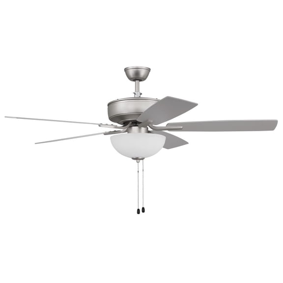 P211BN5-52BNGW Craftmade Lighting Pro Plus 211 Series - 52 Inch 5 Blade Ceiling Fan with Bowl Light Kit