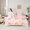 Pink Orange, variant on Manfei Girls Castle Twin Bedding Sets 7pcs, Cute Rainbow Flower Bedding Comforter Set, Chic Butterfly Sheet Sets, Princess Pink Room Decor