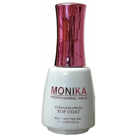 MONIKA Professional Nails - LED/UV Soak Off Gel No-wipe Top Coat 0.5 Fl.oz